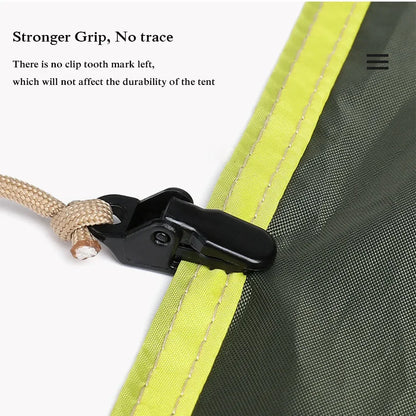 10/15/20PCS TEND CLAMP CARP Clips Snap vješalice šator za kampiranje zatezanje alat za zatezanje kampa na otvorenom, oprema za kampiranje