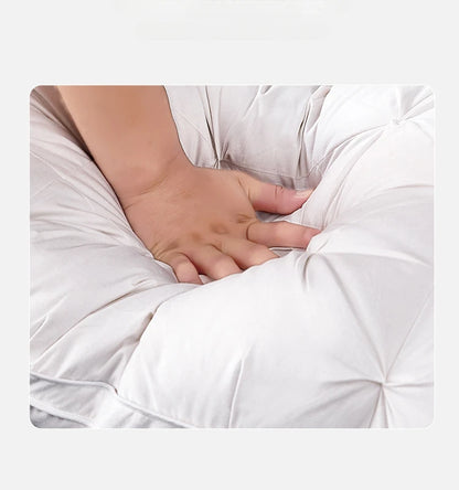 95% gęsi w dół poduszka biała bawełniana poduszka prostokąta sypialnia Sleep 5-gwiazdkowy hotel poduszka poduszki o niskiej wysokości do spania