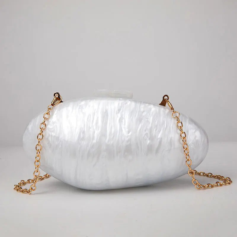 White acrylic purse hotsell