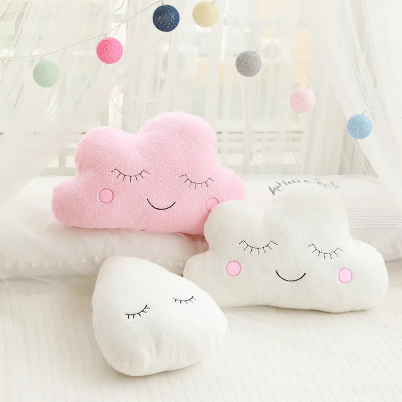 Cuscino per camera da letto casa comoda serie di cielo peluche cuscino nuvola di luna stella stella divano arretrato decorazione della camera per bambini