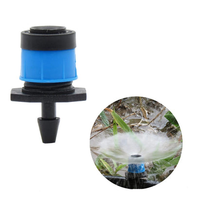 50pcs/100pcs Gartenwässerung Sprinkler Vollkreisförmig verstellbarer Füllfederendüsen Verstellbarer Streuspray-Pilze Tropfer