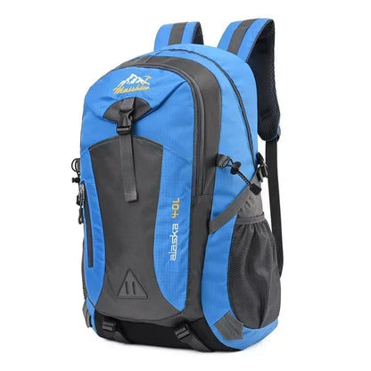 Weysfor 40l Waterproof Men Backpack Pack da viaggio da viaggio Sport Pack Outdoor Alpinismo Rackpack da campeggio per maschio per maschio