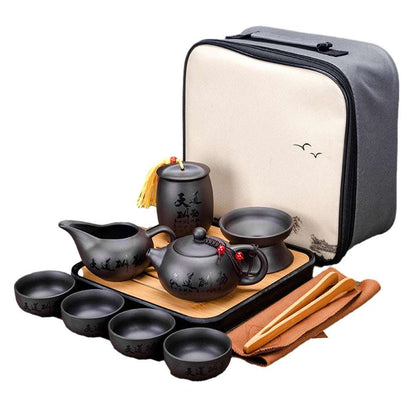 Exquisite Shape 360 Rotation Tea Maker and Infuser Porcelain Chinese Gongfu Tea Set Ceramic Tea Cup