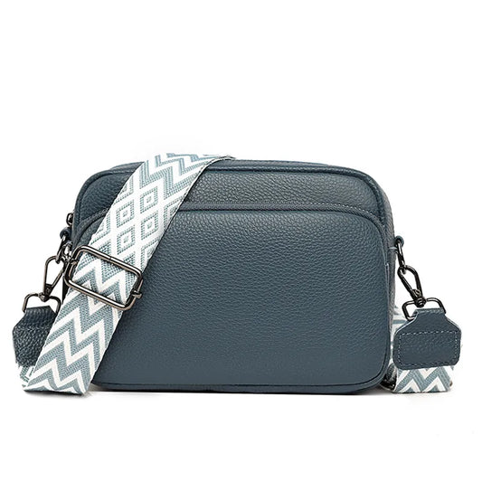 100% pravá kožená taška Crossbody pro ženy ramenní tašky 2023 Luxusní návrhářská kabelka Žena s pevným barevným poslem Tote Tote Sac