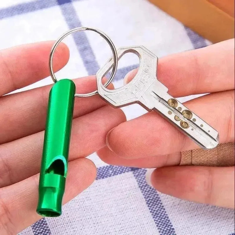 Fluiciul din aluminiu Fluenți colorate Slim Long Multifuncțional Fluenți cu Supraviețuirea Inelului Key Frumos Accesorii pentru alpinism