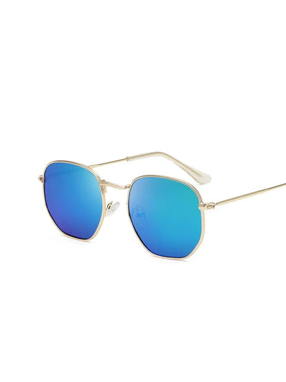 2022 METAL VINTAGE METAL MEN GLASSES DE SUNS Designer Sun Glasses Women Women Classic Driving Eyewear UV400 Oculos de Sol Masculino