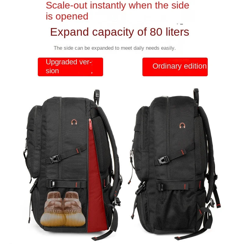 Nieuwe Oxford Casual Men's Outdoor Travel Bagage Backpack Grote capaciteit Mountaineering Backpack Motorfiets Schooltas voor mannen