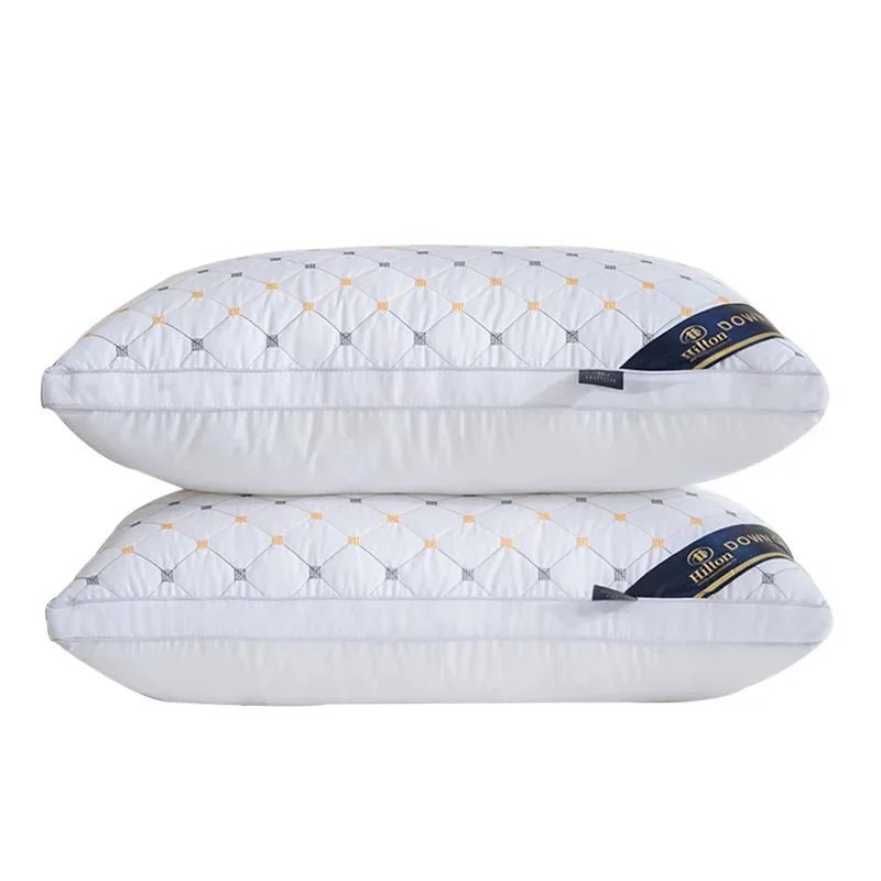 Pięciogwiazdkowy hotel przeciwgążek Down Dedased Pillow do sypialni Poduszka Ochrona rdzenia szyjki macicy poduszki poduszki domowe