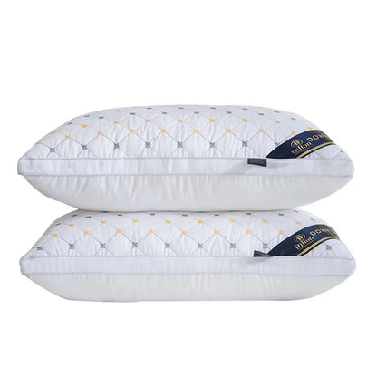Five-Star Hotel Anti-Feather Down Dedicated Pillow for Bedroom Pillow Core Protection Cervical Vertebrae Pillow Home Use
