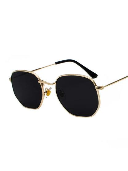 2022 Vintage Metal Men Sunglasses Marka Projektant okularów Słońca Kobiety