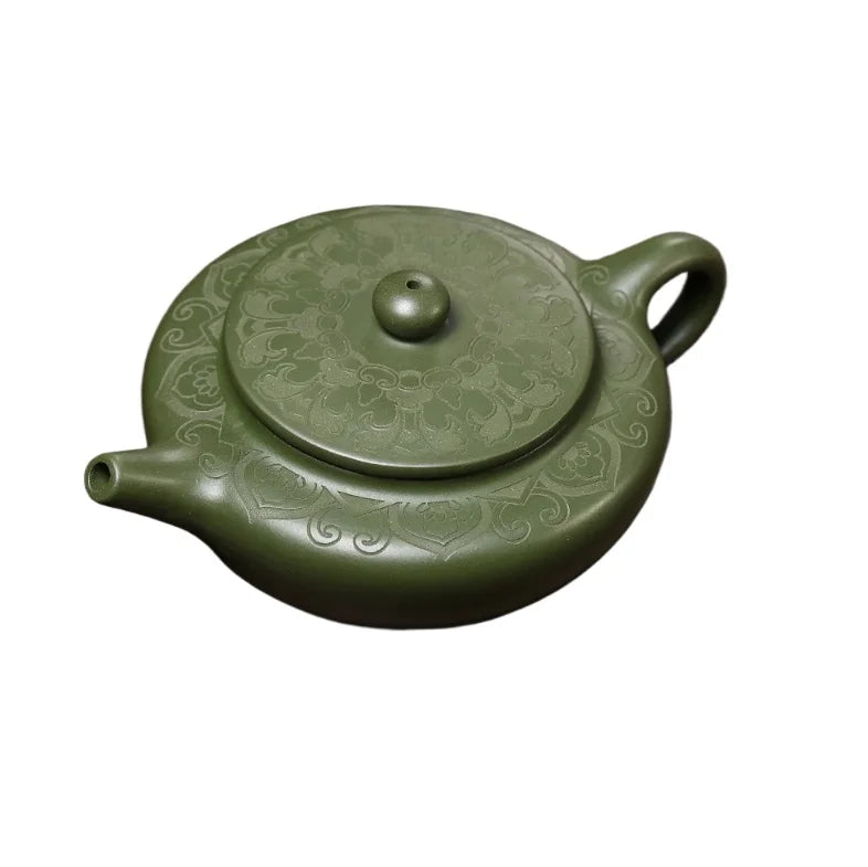 170ml Antique Yixing Purple Clay Teapot Raw Ore Green Mud Filter Tea Infuser Handmade Beauty Tea Pot Chinese Zisha Teaware