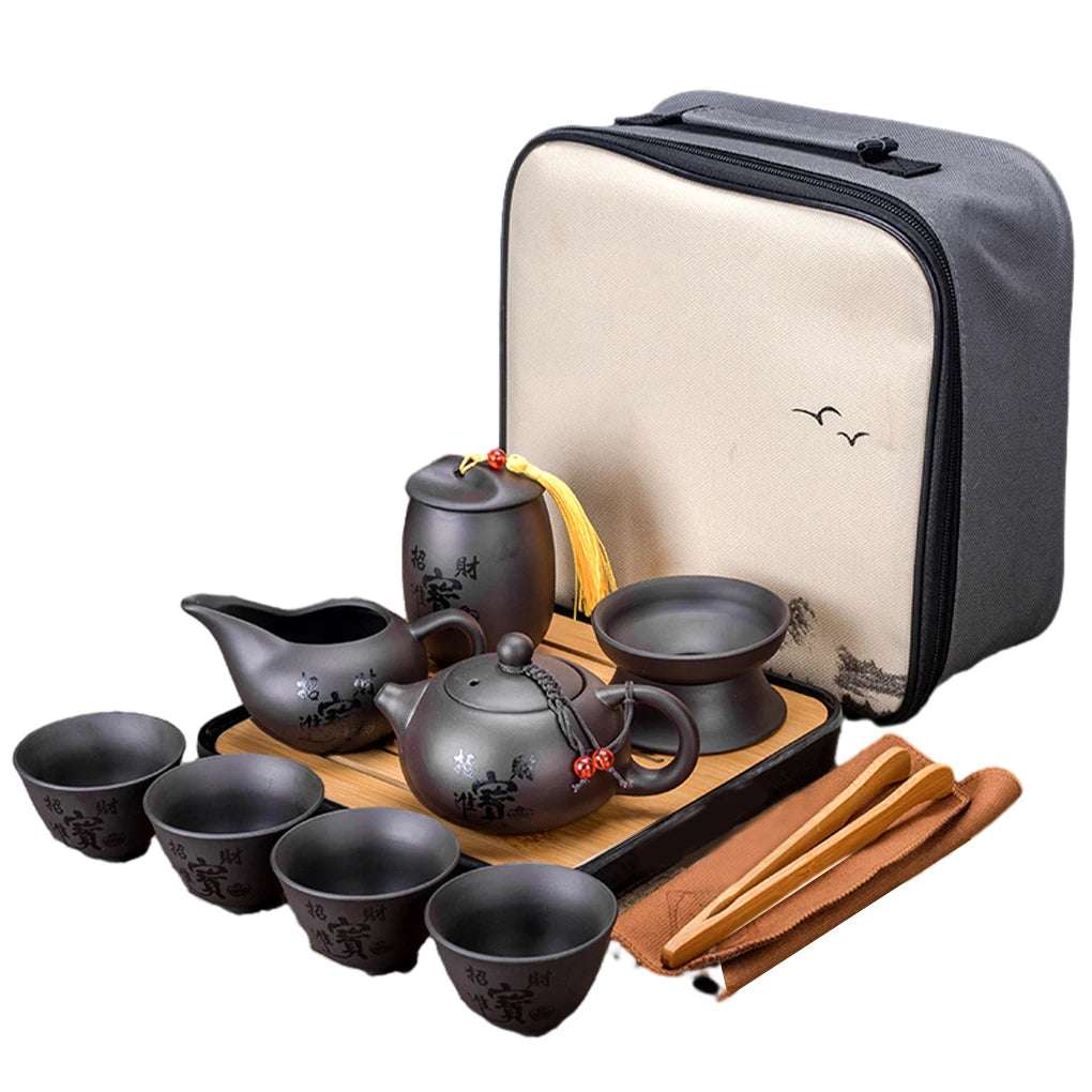 Exquisite Shape 360 Rotation Tea Maker and Infuser Porcelain Chinese Gongfu Tea Set Ceramic Tea Cup