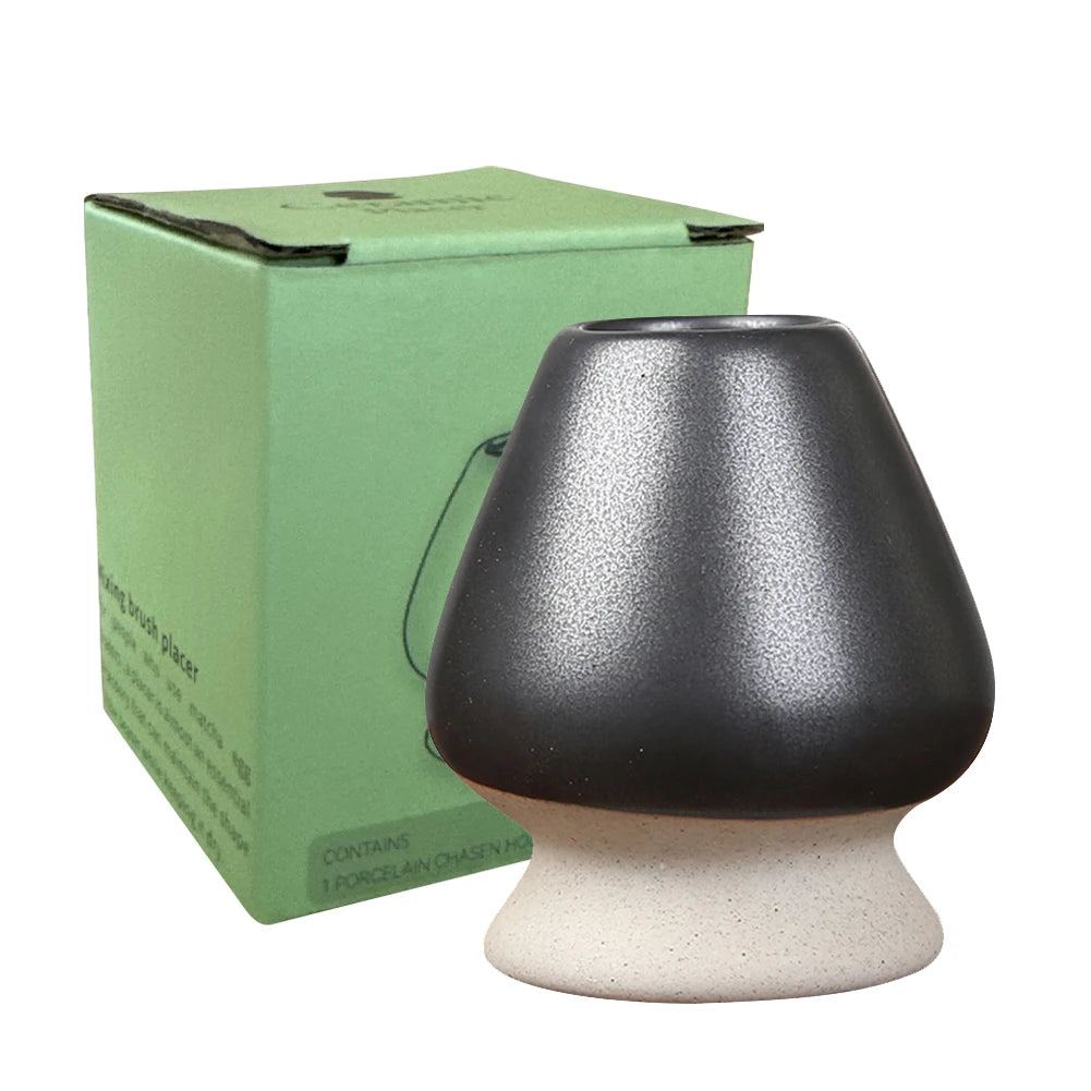 Ceramic Matcha Green Tea Chasen Holder Japanese Stand Bowl Bamboo Whisk Grinder Brushes Tea Tool Holder Teaware Sets Accessories