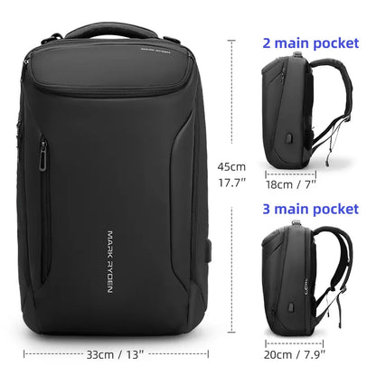 Mark Ryden 17 inch laptop rucsac pentru bărbați călătoresc spațios rucsac de naveta compacto pro
