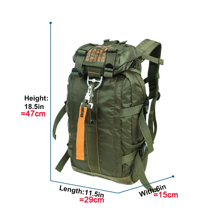 Najlon vodootporni ruksak penjačke torbe Lagane planinarski ruksaci na otvorenom Sportska školska torba za muškarce crno
