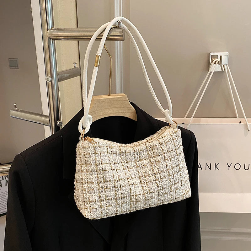 Bolsa feminina 2023 Bolsas de designer de luxo de inverno Marca Bolsa de ombro da moda Moda Tote Bag Ladies Top Handal