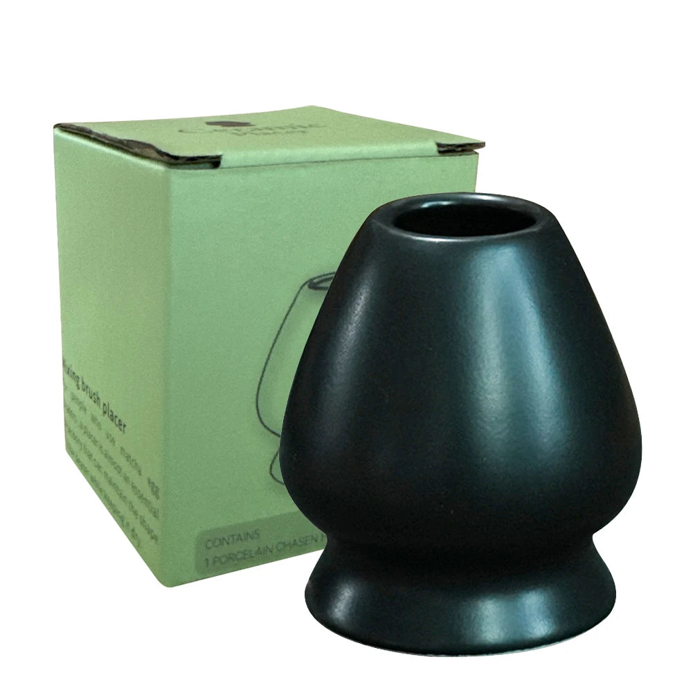 Ceramic Matcha Green Tea Chasen Holder Japanese Stand Bowl Bamboo Whisk Grinder Brushes Tea Tool Holder Teaware Sets Accessories