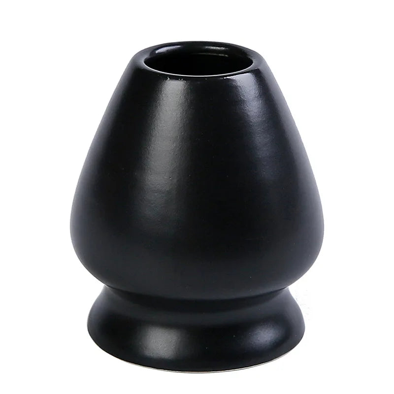 Japanese Ceramic Matcha Green Tea Chasen Holder Stand Bowl Bamboo Whisk Grinder Brushes Tea Tools Holder Tea Accessories Teaware