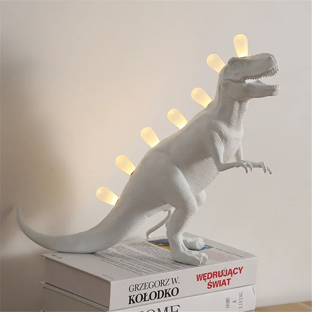 Modern JURASSIC Dinosaur Table Lamps Creative Animal Resin Lamp for Bedroom Home Lamp Cartoon Art Decor Room Decor Lights