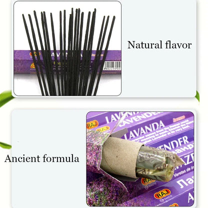 Y 20 Sticks India Lavender Incenso Sandalo Meditazione Jasmine Fragranza camera da letto Toilette agarwood tibetana aromaterapia