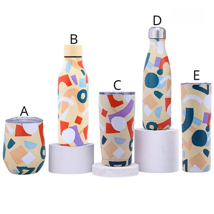 Cup Thermal Bottle for Coffee Travel Mug Insulated Tumbler School Water Bottle Stainless Steel Thermo Thermos Hot Themo Carry