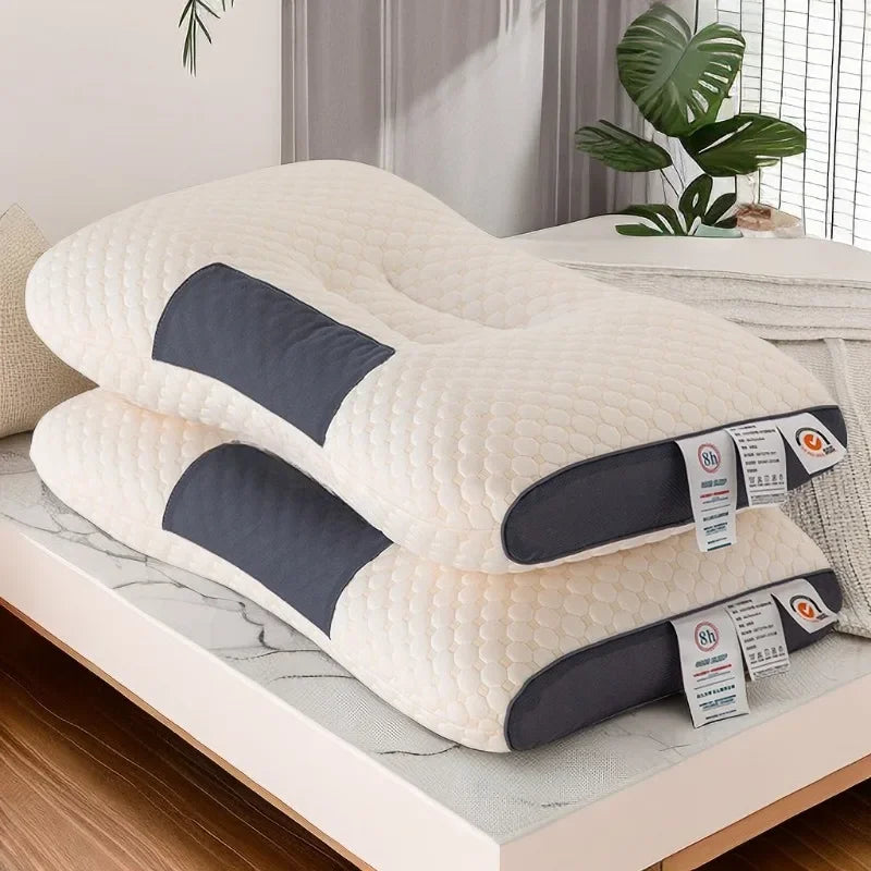 Almohada de masaje de spa almohada sin colapso almohada cervical núcleo de almohada para el hogar almohada de regalo