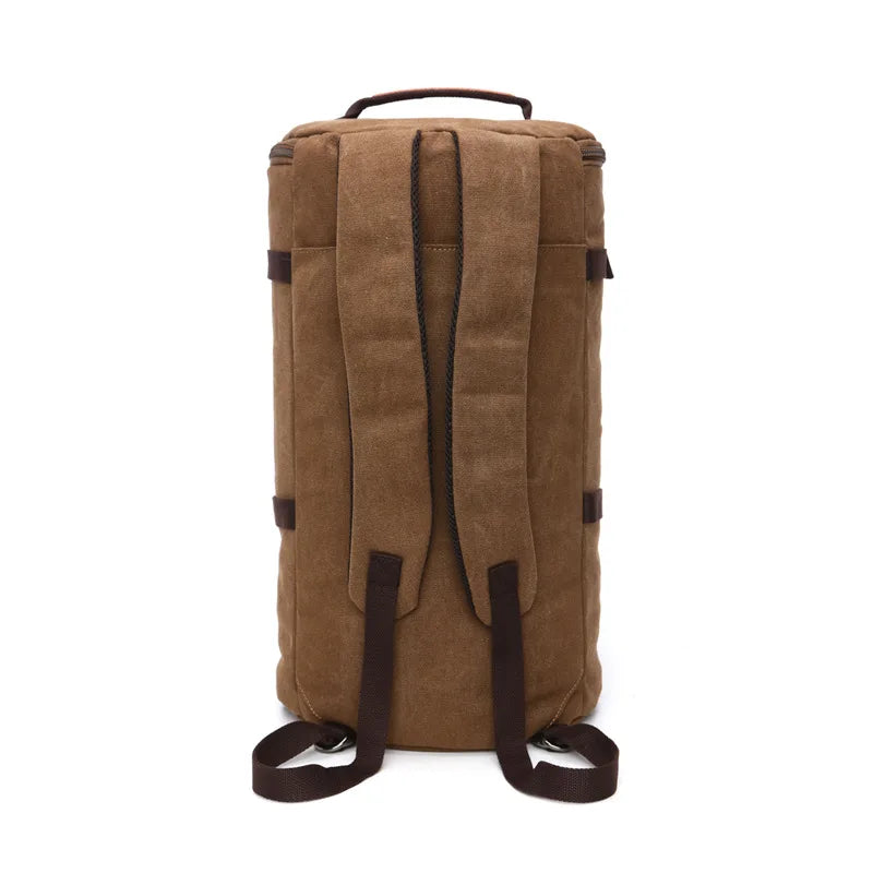 2024 Fashion Large Man Travel Bountainering Rygsæk Mandlig bagage lærred Bucket Shoulder Army Poss For Boys Men Rygsække