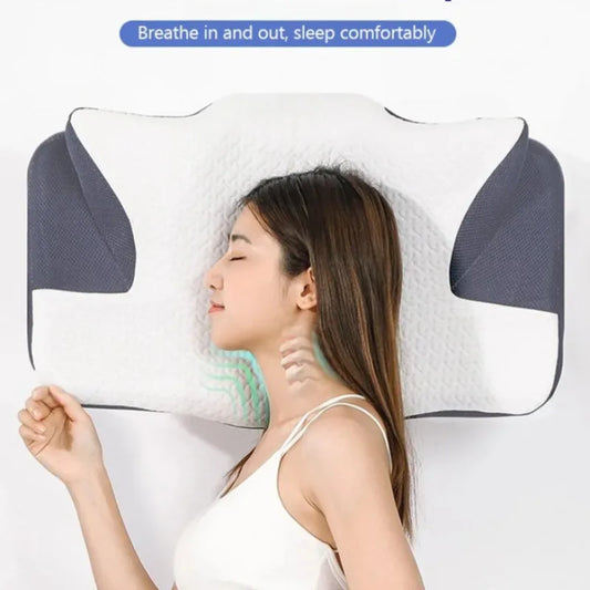 Cuscini in schiuma memoria a forma di rilassante cuscino cervicale a rimbalzo cervicale dolori sollievo a letto per cuscinetto ortopedico