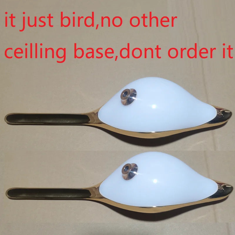 New Creative Personality Chandelier Bird Living Room Chandelier Art Home Decor 6 Lights Creative Bedroom, Kitchen Chandelier