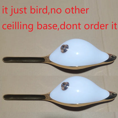 New Creative Personality Chandelier Bird Living Room Chandelier Art Home Decor 6 Lights Creative Bedroom, Kitchen Chandelier