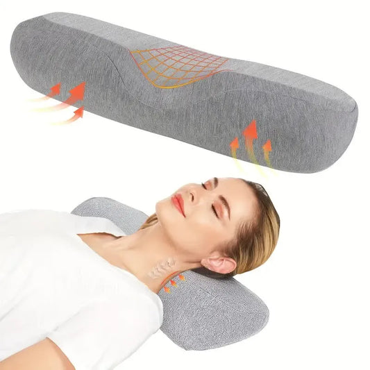 Pianowa poduszka ortopedyczna poduszka szyjna szyjna ergonomia masaż snu poduszka na szyję bólu ulga powolna odbiór poduszki pościel