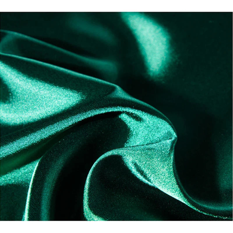 Wostar Solid Color Satin Rayon Vivet Cover Sampa de almohada de almohada de verano