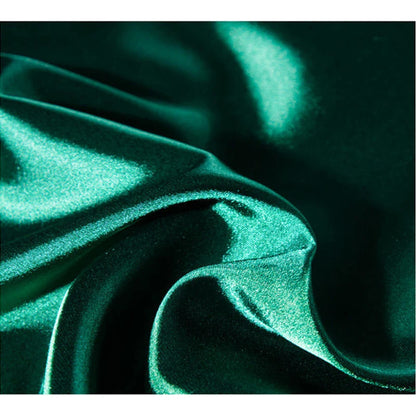 Wostar Solid Color Saten Rayon Duvet pokrivač za pokrivač jastuka Jastuka Ljetni par luksuznih kreveta s dvostrukim krevetom set od 4-dijela kralja veličine