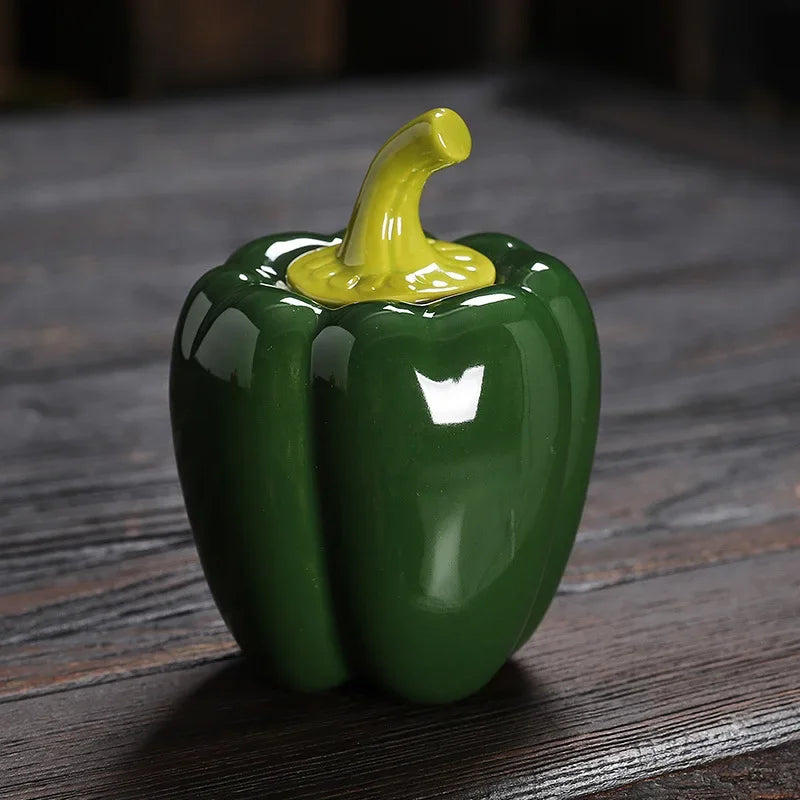 Simulation of Ceramic Sealed Jar Crafts Chili Tea Jar Snacks Storage Gift Bottle