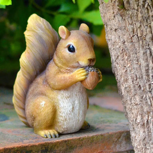 1 db mókus kerti díszek nyúl sündisznó udvari dekoráció állati díszek otthoni kerti kreatív tereprendezési ajándék