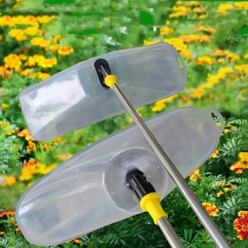 Campa de pulverizador à prova de vento do jardim Capa de aspersão transparente do tipo de ventilador bico para suprimentos de irrigação agrícola