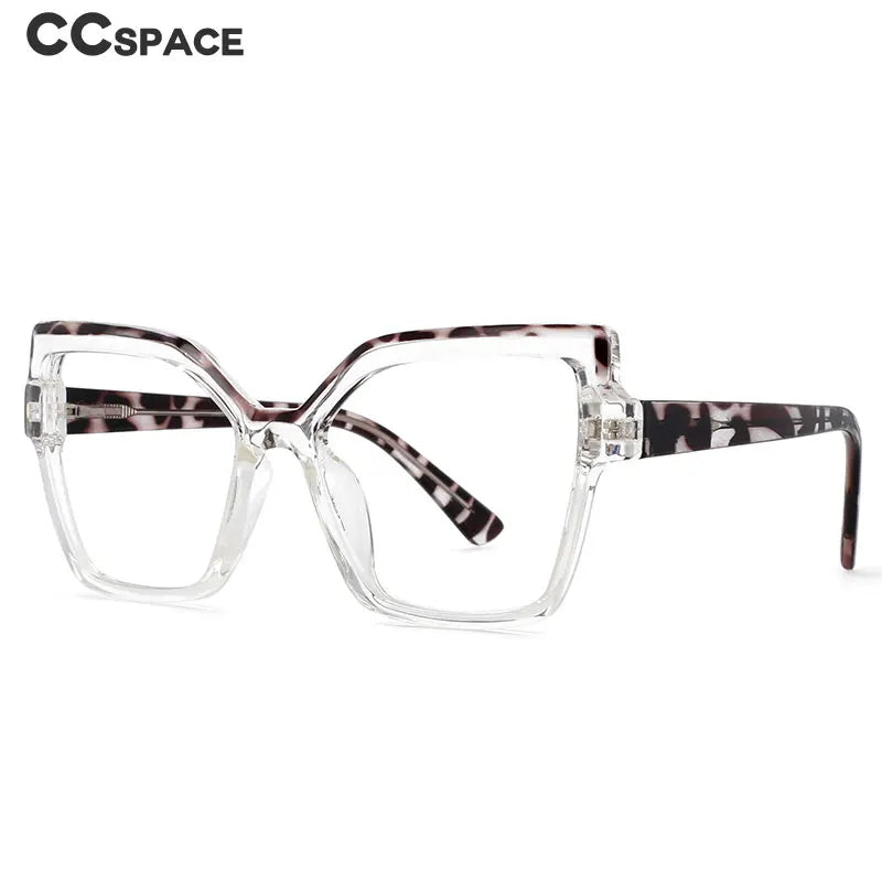 54463 Blau Lichtfiltergläser Quadrat großer Rahmen Mode einfache TR90 Optische Brille Rahmen Ladies Mode Computer Brillen