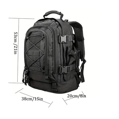 Grote capaciteit 40L-64L Outdoor Tactical Military Tactics Backpack Travel Hiking Camping Fishing Tool Backpack voor mannen vrouwen