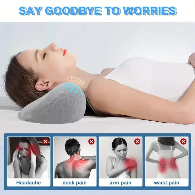 Memory Foam Pillow Orthopedic Cervical Cushion Ergonomics Massage Sleeping Pillow Neck Pain Relief Slow Rebound Cushion Bedding