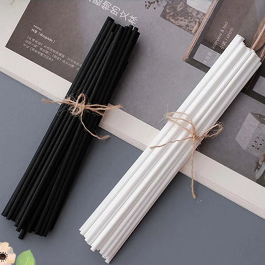 50pcs fibra bastão de aromaterapia haste volátil para fragrâncias domésticas Decoração de casa