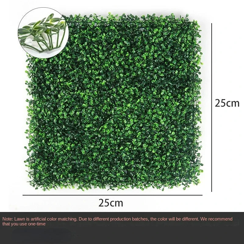 Plantes artificielles Mur de l'herbe Décoration Panneaux de haies de babywood pour le balcon de jardin intérieur