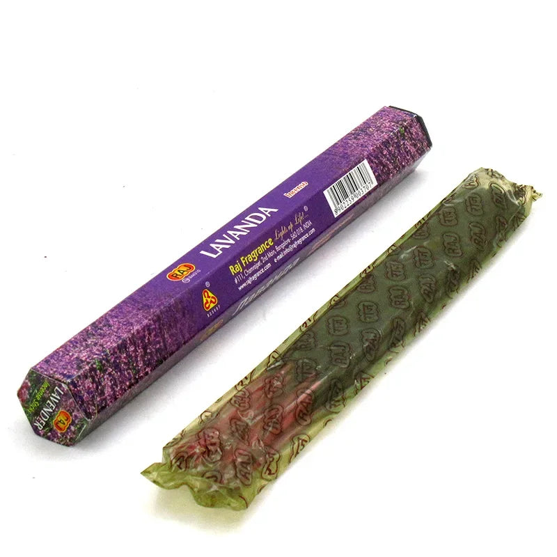 Y 20 Sticks Intia Lavender Suitsensiirto Sandaali Meditaatio Jasmine Home tuoksu makuuhuoneen wc Agarwood Tiibetin linja aromaterapia