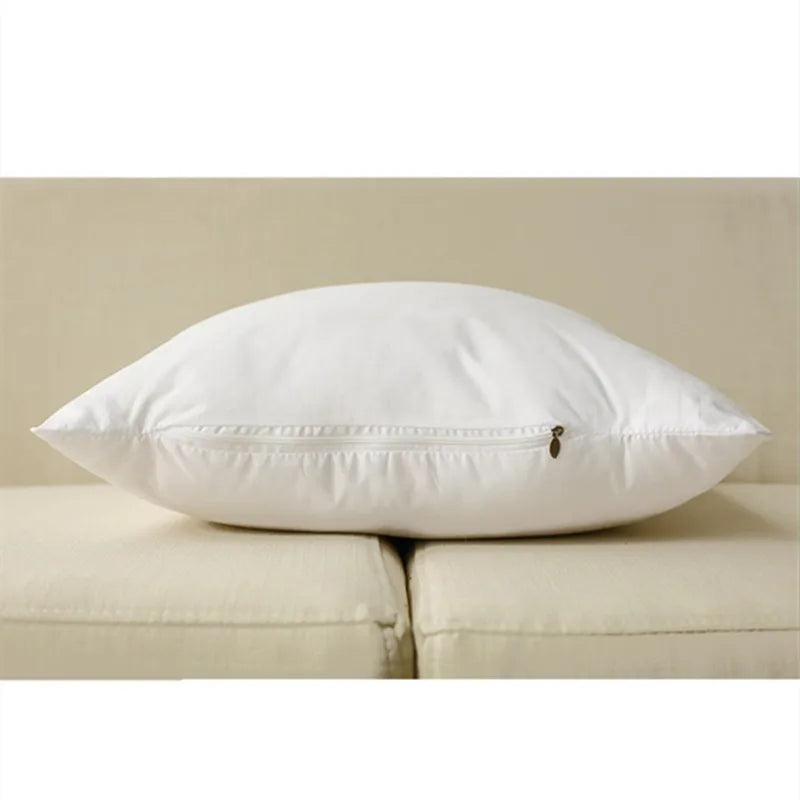 Clássico 9 tamanho de almofada pura sólida núcleo engraçado travesseiro de cabeça macia interior pp algodão de algodão