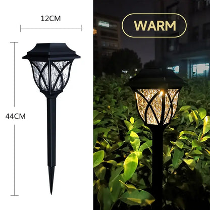 2ks/šarže LED SOLAR TRAGN LACNESKÁ SVĚTLA OUTDOOR nepromokavá teplá světla zahradní dekorace lampy pro chodník Villa Yard příjezdová cesta