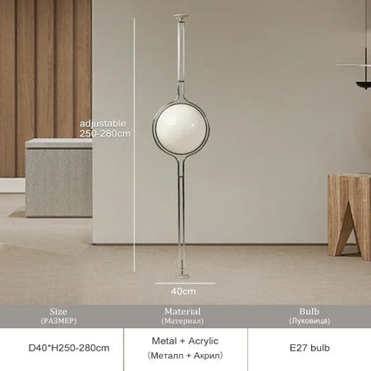 Modern Design LED Standing Floor Lamp For Living Room Hotel Bedroom Floor Lights Ball Bedside Floor Lamp Art Deco Standing Light