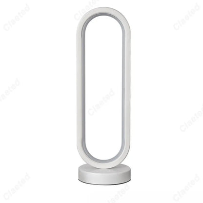 LED Oval Desk Lamp Retro Simple Dimmable USB Plug-in Bedroom Bedside Lamp Warm Bar Restaurant Atmosphere Decoration Lighting