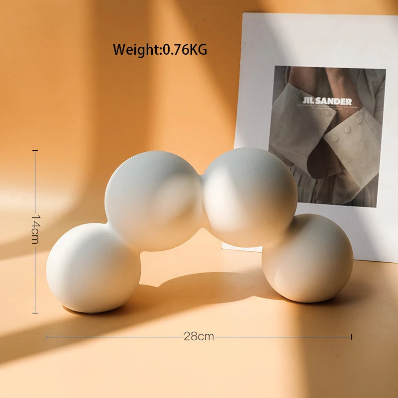 Nordic White Vases Living Room  Home Decor Room Decor Pottery And Porcelain Vases For Artificial Flowers Decorative Figurines