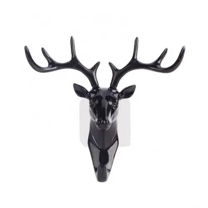 Fashion Cute Antler Hook Deer Head Key Holder Hanger Living Room Wall Decorative Ornament Home Decor Accessories