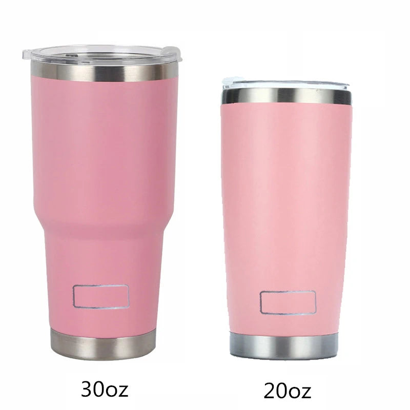 30oz 20oz Stainless Steel Tumblers Vacuum Flasks Yetys Travel Glass Coffee Mug Double Wall Water Thermos Bottle Car Cup