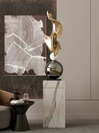 Home Decor Abstract Art Sculpture Large Ornament Living Room Bedside Table Sofa Tea Table Decoration Housewarming Gift